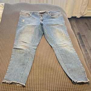 Zara Light Blue Skinny Jeans